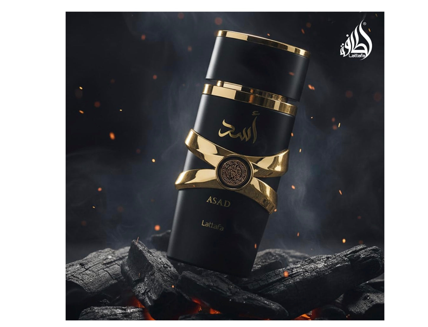 Lattafa Perfumes Asad for Unisex Eau de Parfum Spray, 3.4 Ounce