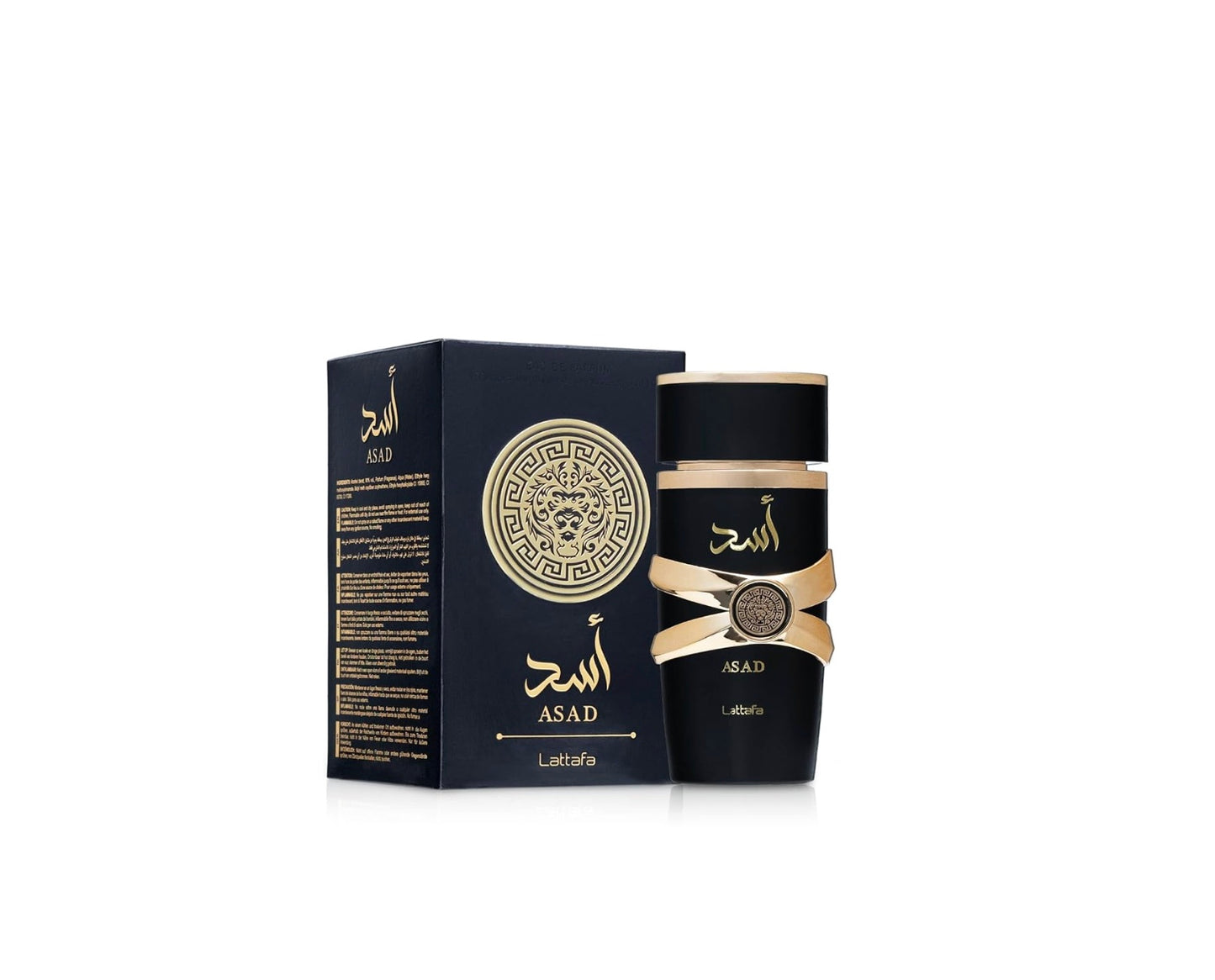 Lattafa Perfumes Asad for Unisex Eau de Parfum Spray, 3.4 Ounce