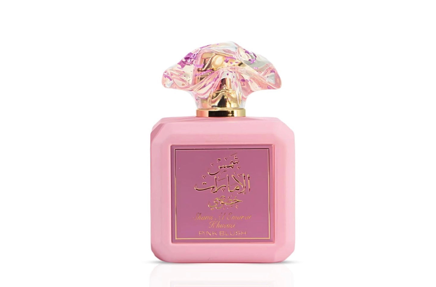 Ard al Zaafaran Pink Blush Shams Al Emarat Khususi, Marshmallow Blush Perfume For Women, Eau de Parfum - 100 ML (3.4 OZ) Romantic & Sweet Arabian Perfume - A Captivating Scent wrapped in Pink Bottle