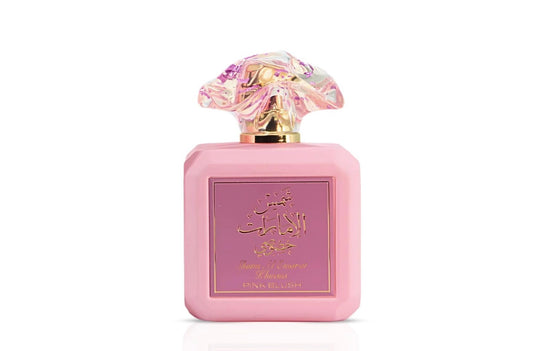 Ard al Zaafaran Pink Blush Shams Al Emarat Khususi, Marshmallow Blush Perfume For Women, Eau de Parfum - 100 ML (3.4 OZ) Romantic & Sweet Arabian Perfume - A Captivating Scent wrapped in Pink Bottle